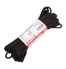 Шнур с сердечником 5 мм 20 м черный  77-1521-1  REXANT