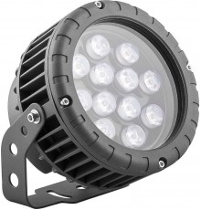 Прожектор архитектурный светодиодный LL-883 D150xH200 IP65 12W 85-265V зеленый  32235  FERON