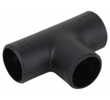 Тройник соедин. для трубы 20мм разъемн.,черный  Т01220Ч  Рувинил