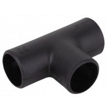 Тройник соедин. для трубы 16мм разъемн.,черный  Т01216Ч  Рувинил