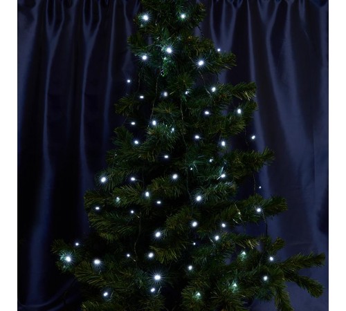 Светодиодная гирлянда CL04 линейная 6м +1.5м 230V 5000K с питанием от сети  32298  Feron