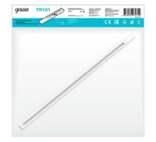 Шинопровод осветительный накладной 1м белый (с адаптером питания и заглушкой)  TR101  Gauss