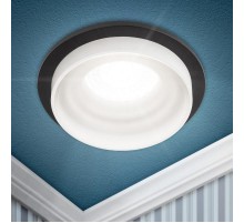 Cветильник встраиваемый декоративный DK95 BK MR16 GU5.3 черный  Б0055591  ЭРА