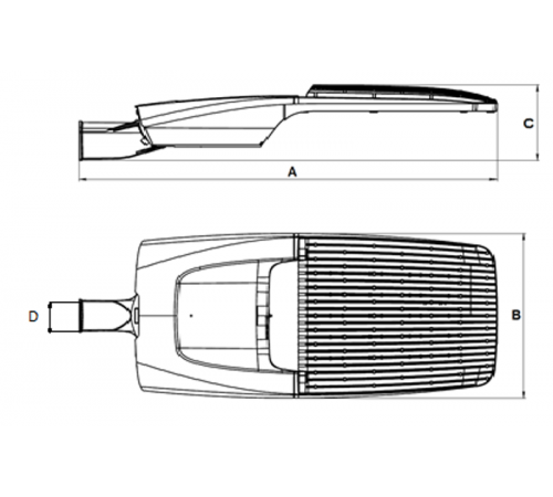 Светильник светодиодный FENIX LED 240 (W) CR 2700K  1102100230  Световые Технологии