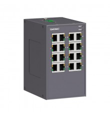 Промышленный неуправляемый коммутатор, 1610/100Base-T(X) портов RJ45, 12-48В DC/18-30В AC, с резервированием  N1000-16T-P2  DKC