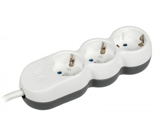 Удлинитель У03 3 места 2P+PE/1,5м 3х1,5мм2 16А/250В UNO  WYP53-16-03-D15-Z  IEK