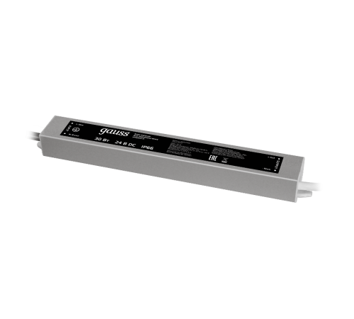 Блок питания 30W 24V IP66 1/50  202022030  Gauss
