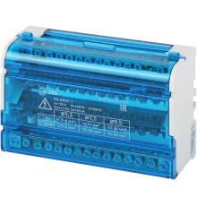 Аксессуары для клемм NO-224-17 ЭРА Шины на DIN-рейку в корпусе (кросс-модуль) ШНК 4х15 3L+PEN  Б0043935  ЭРА