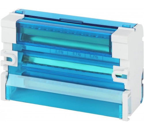 Аксессуары для клемм NO-224-17 ЭРА Шины на DIN-рейку в корпусе (кросс-модуль) ШНК 4х15 3L+PEN  Б0043935  ЭРА