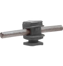 Держатель проводника круглого 6-8 мм серый, высота 16 мм, пластик91002Ezetek