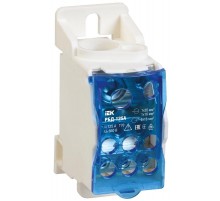 Блок распределительный на DIN-рейку РБД-125А  RBD-125  IEK