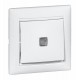 Valena Белый Выключатель 1-клавишный с подсветкой  774410  Legrand