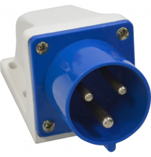 Вилка 523-32А-6h-220AC-2P+PE-IP44  241216  КЭАЗ