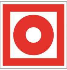 Знак безопасности BL-1515.F10"Кнопка включения установок пожарной автоматики"  a12890  Белый свет