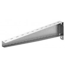 Кронштейн настенный усиленный 500 мм, толщ. 2,0 мм, Сендзимир цинк, 052851  КНПЛУ-500-2,0-СЦ   Ostec