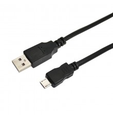 Кабель USB (шт. micro USB - шт.USB A) 3 метра, черный REXANT  18-1166-2  REXANT