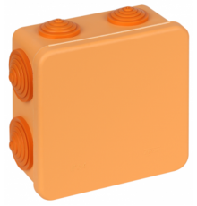 Коробка распределительная Тусо для о/п, 100х100х50мм(с отк кр) не распр.горение HF  67045НГ  Рувинил