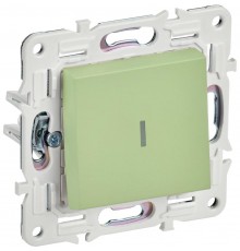 SKANDY Выключатель 1-клавишный проходной с индикацией 10А SK-V08M мятный  SK-V12-1-10-K06  IEK