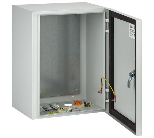  Щит с монтажной панелью металлический ЩМП-1-0 76 У2 IP54 (395х310х220)  Б0030164  NO-114-01 ЭРА