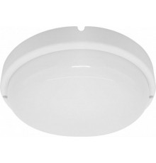 Светильник светодиодный пылевлагозащищенный для ЖКХ AL3005 8W 640Lm 4000K круг в пластиковом корпусе, IP65, белый, 140*50мм  29606  FERON