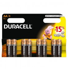 Элемент питания Duracell LR6-8BL BASIC  C0037387  Duracell