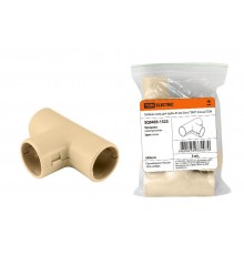 Тройник соед. для трубы 25 мм (5шт) "ЭКО" (сосна)  SQ0405-1523  TDM