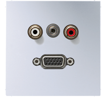 2x Cinch Audio (RCA) / Stereo Jack (TRS 3.5 mm) / VGA MAAL1072 Jung
