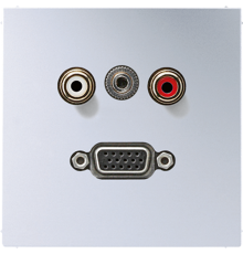 2x Cinch Audio (RCA) / Stereo Jack (TRS 3.5 mm) / VGA MAAL1072 Jung