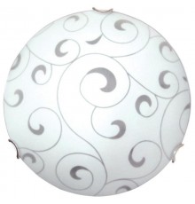 Светильник НПБ Морокко 300 01-139 М16 2х60Вт ЛН/КЛЛ/LED Е27 IP20 опал белый, клипсы хром  1005204322  Элетех