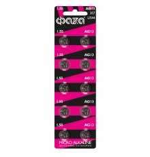 Элементы питания часовые AG13 LR 44 BL-10  5002821  ФАZА