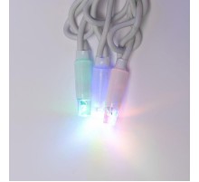 Бахрома с коннекторами светодиодная  с контроллером  ULD-B3010-200/TWK MULTI IP67 , 3 м. 200 диодов, шнур белый, соед  UL-00002272  Uniel