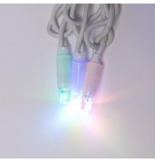 Бахрома с коннекторами светодиодная  с контроллером  ULD-B3010-200/TWK MULTI IP67 , 3 м. 200 диодов, шнур белый, соед  UL-00002272  Uniel