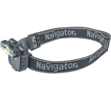 Фонарь налобный 93 190 NPT-H27-ACCU 1COB LED 3Вт 1реж. Li-pol 0,5Ач  93190  Navigator