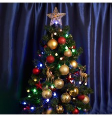 Гирлянда линейная,  200 LED мультиколор 20 м +3м черный шнур, СТАТИЧНАЯ, IP65, CL32  48176  FERON