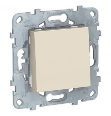 Unica New Бежевый Выключатель 1-клавишный, сх. 1, 10 AX, 250В  NU520144  Schneider Electric