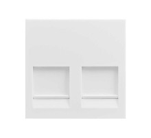 Simon S400 Адаптер со шторками 2 RJ45 BeldenCDT, белый, Simon 400  40013089-030  Simon