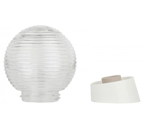 Светильник пылевлагозащищенный под лампу для ЖКХ НБП 01-60-004 с наклонным основанием Гранат стекло IP20 E27 max 60Вт D150 шар  Б0052009  ЭРА