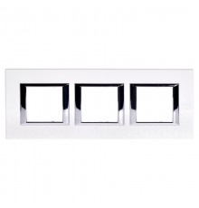 Рамка 2х3П 71мм горизонтальная Фарфор Axolute  HA4802M3HBG  Legrand