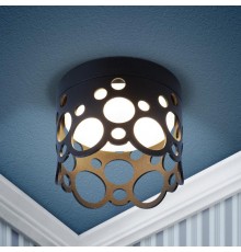 Встраиваемый светильник под лампу GX53  DK115 SBK черный матовый  Б0061184  ЭРА