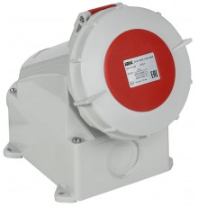 Розетка стационарная ССИ-1252 32А-6ч 380В 3P+PE+N IP67  PSR12-032-5-0-67  IEK