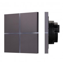 INTELLIGENT ARLIGHT Сенсорная панель KNX-304-13-IN Grey (BUS, Frameless) (IARL, IP20 Металл, 2 года)  038309  Arlight