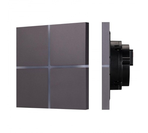 INTELLIGENT ARLIGHT Сенсорная панель KNX-304-13-IN Grey (BUS, Frameless) (IARL, IP20 Металл, 2 года)  038309  Arlight