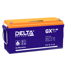 Аккумуляторная батарея Solar серии GX 12-80  12В/80Ач  GX 12-80   DELTA