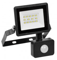 Прожектор светодиодный СДО 06-20 20Вт 6500К IP54 черный c ДД  LPDO602-20-65-K02   IEK