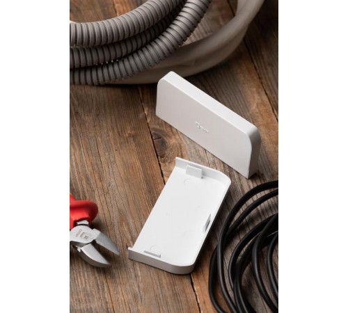 Заглушка (105х50) (2 шт) C-Line Белый  ecw-105-50x2  EKF