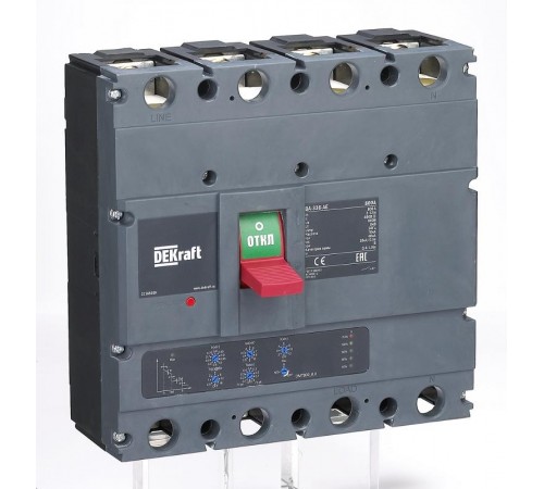Автоматический выключатель 4P 800А c Ir=320А-800А 70кА    21165DEK   DEKraft