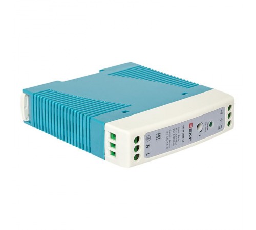 Блок питания на дин рейку 20Вт,Uвх ~ 220 В AC m, Uвых - 12 В DC постоянного тока DR-M-20W-12 EKF