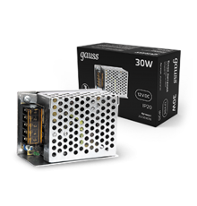 Блок питания для светодиодной ленты LED STRIP PS 30W 12V IP20  202003030  Gauss
