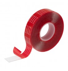 Лента клейкая двухсторонняя прозрачная, на VHB акриловой основе, 20 мм х 5 м  09-6059  REXANT