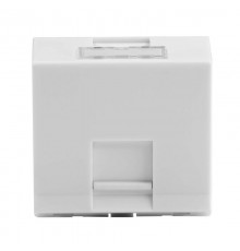 Вставка 45x45 для 1 модуля Keystone, наклонная (аналог Mosaic), белый  RNW451AWH  DKC